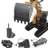 Huina 1580 1:14 All Metal Remote Control Excavator V5 (2025 Model)