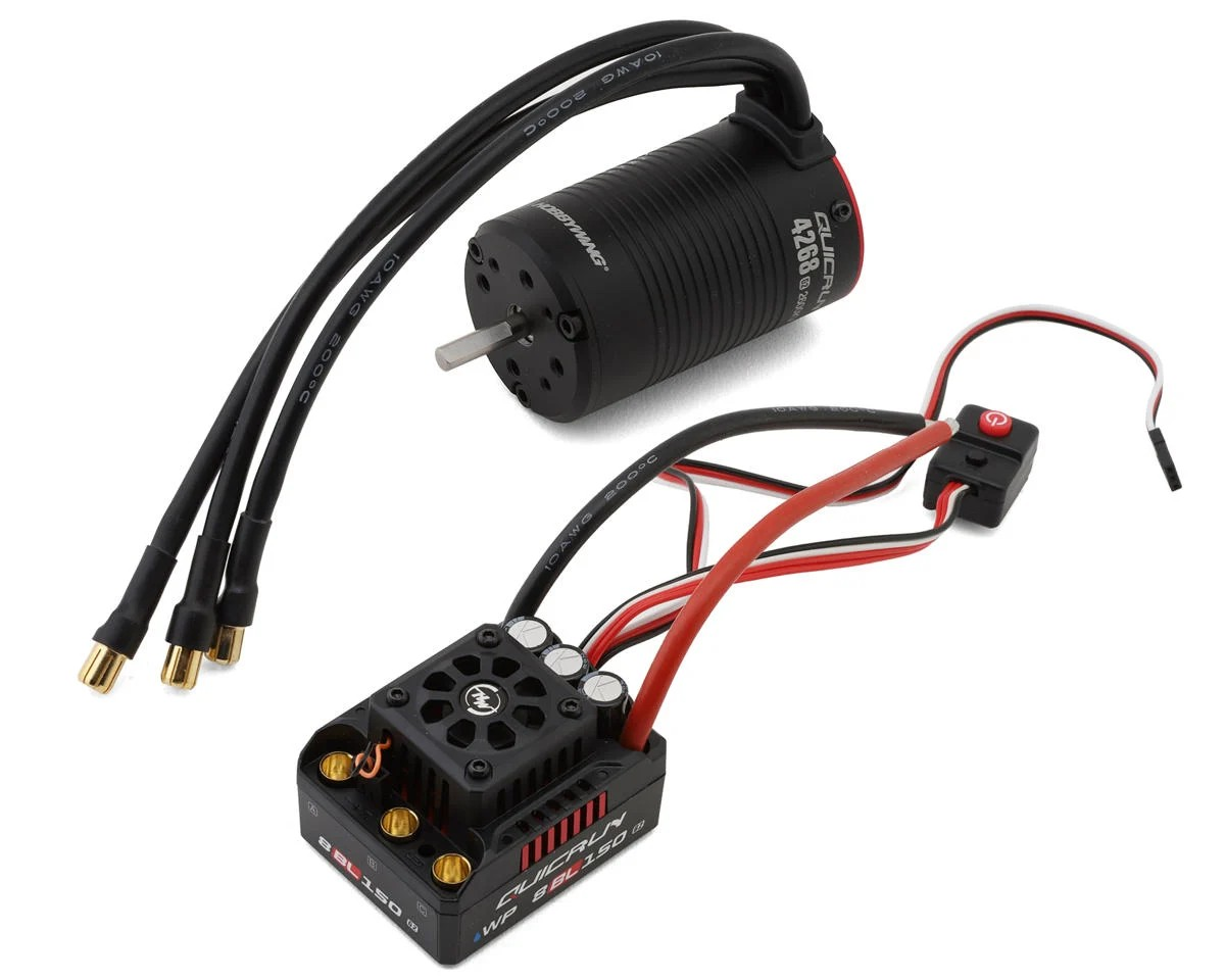 Hobbywing QuicRun 8BL150 G2 Sensorless Brushless ESC/4268SL Motor Combo (2600kV)