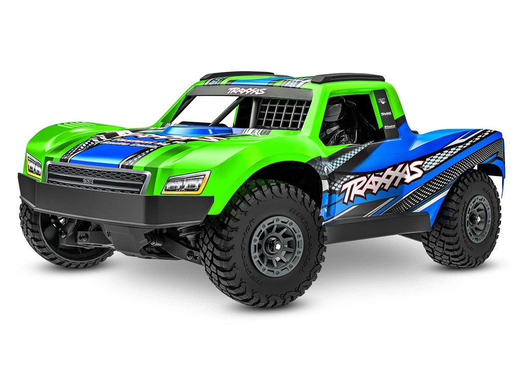Traxxas Mini Slash® Brushless 1/16 4WD RTR Short Course Truck (Green) w/TQ™ 2.4Ghz Radio, Battery