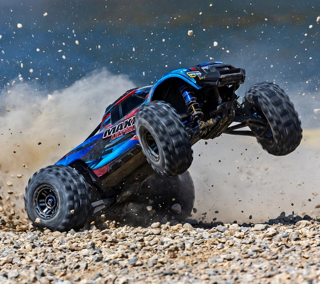 Traxxas MAXX Ultimate VXL-4s 4WD 1/10 RTR TQi TSM Blue