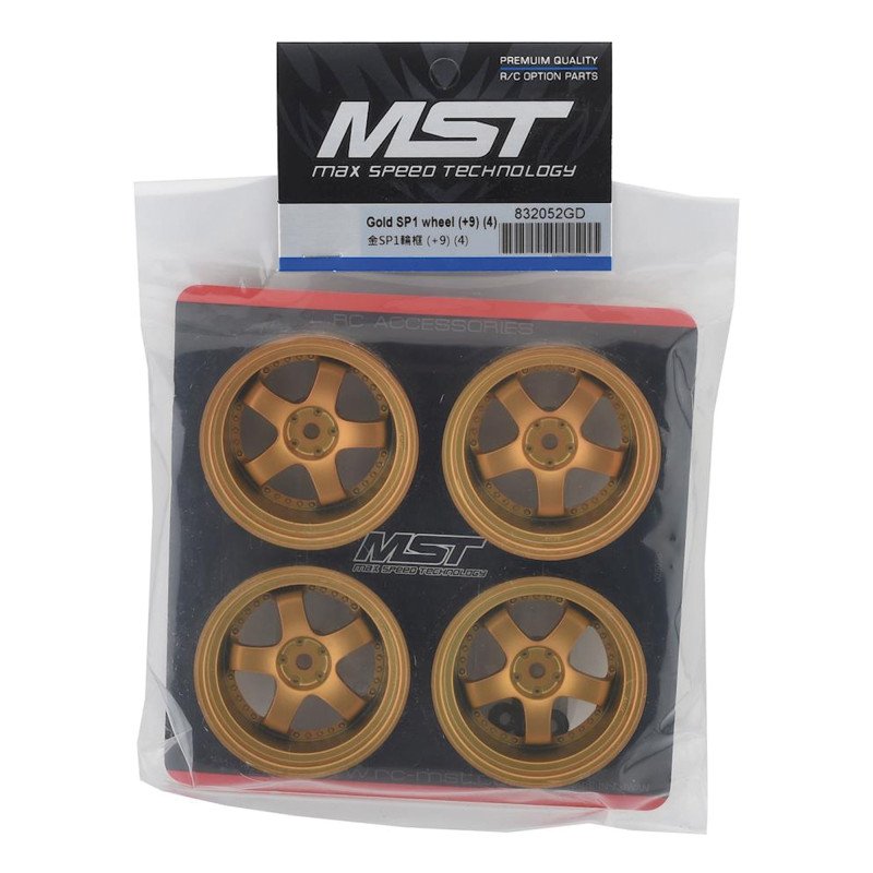 MST SP1 Drift Wheels +9 Offset – Gold (4τμχ)