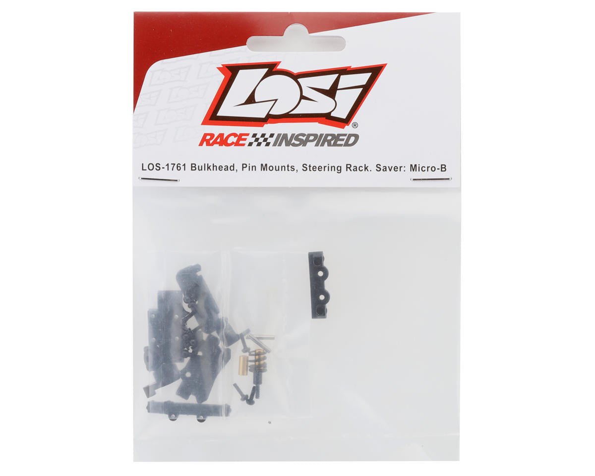 Losi Micro-B Bulkhead, Steering Rack & Servo Saver Set