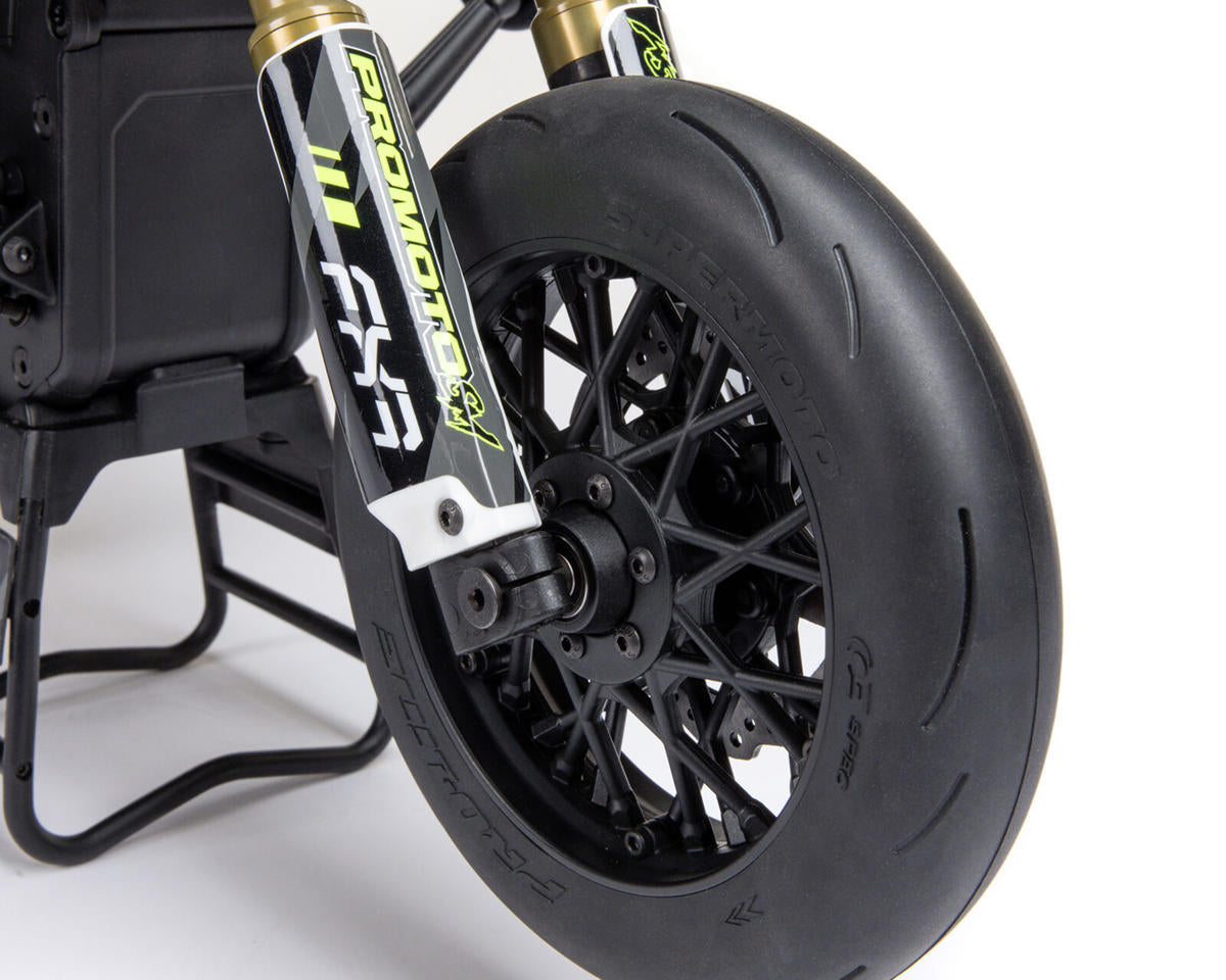 Losi Promoto-SM FXR Supermoto RTR 1/4 Brushless Motorcycle (White/FRX) w/2.4GHz Radio, Battery & Charger