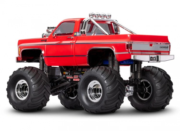 Traxxas TRX-4MT Chevrolet K-10 Monster Truck RTR Red - 2S LiPo/USB Charger