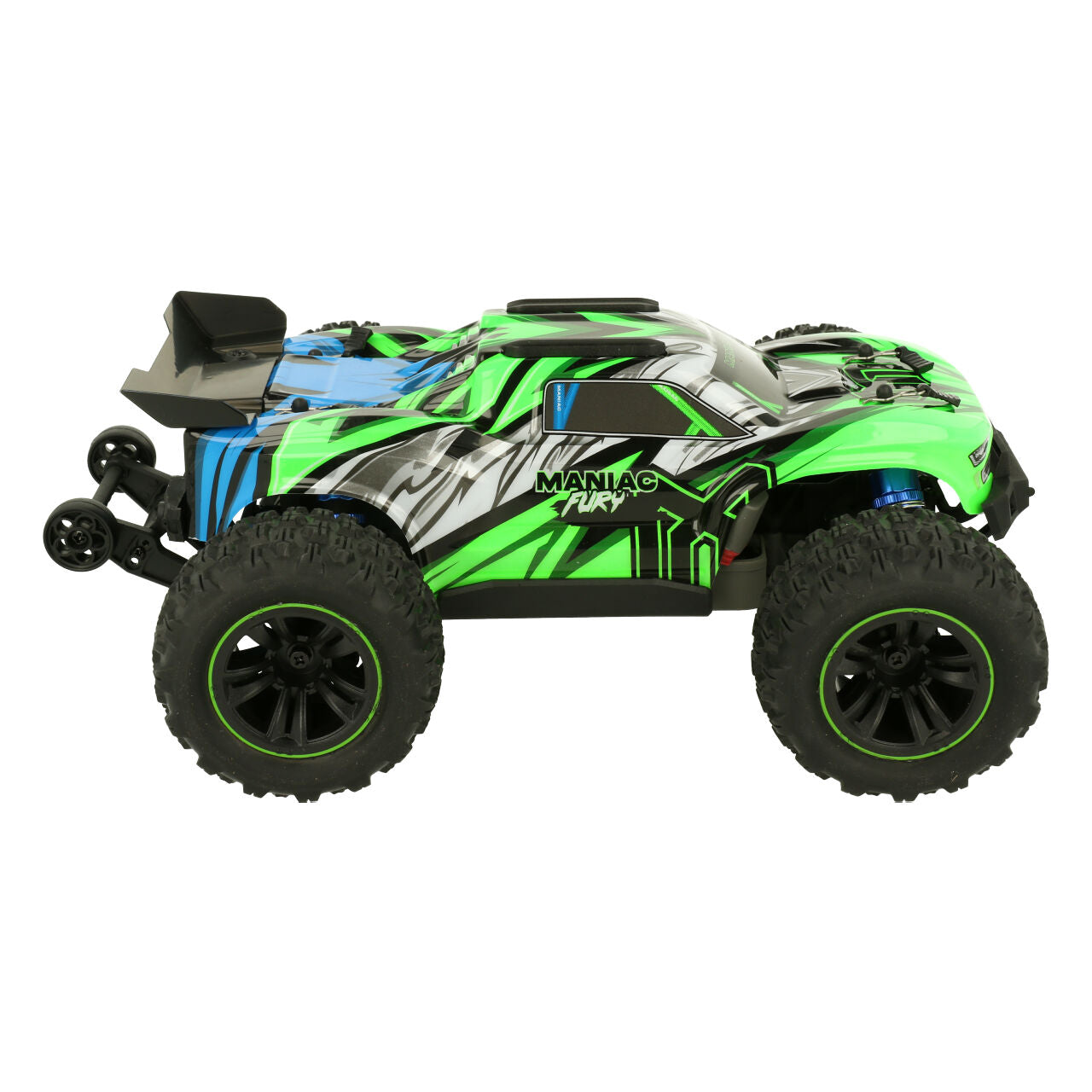 MANIAC Hyper GO Fury Brushed Truggy 1/16 4WD (Green/Blue)