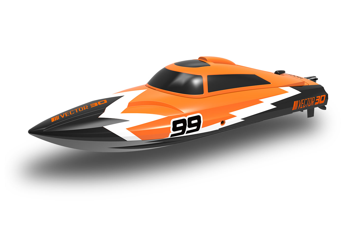 Modster Vector SR30 RC Racing Boat 2S RTR (Orange) – 22km/h