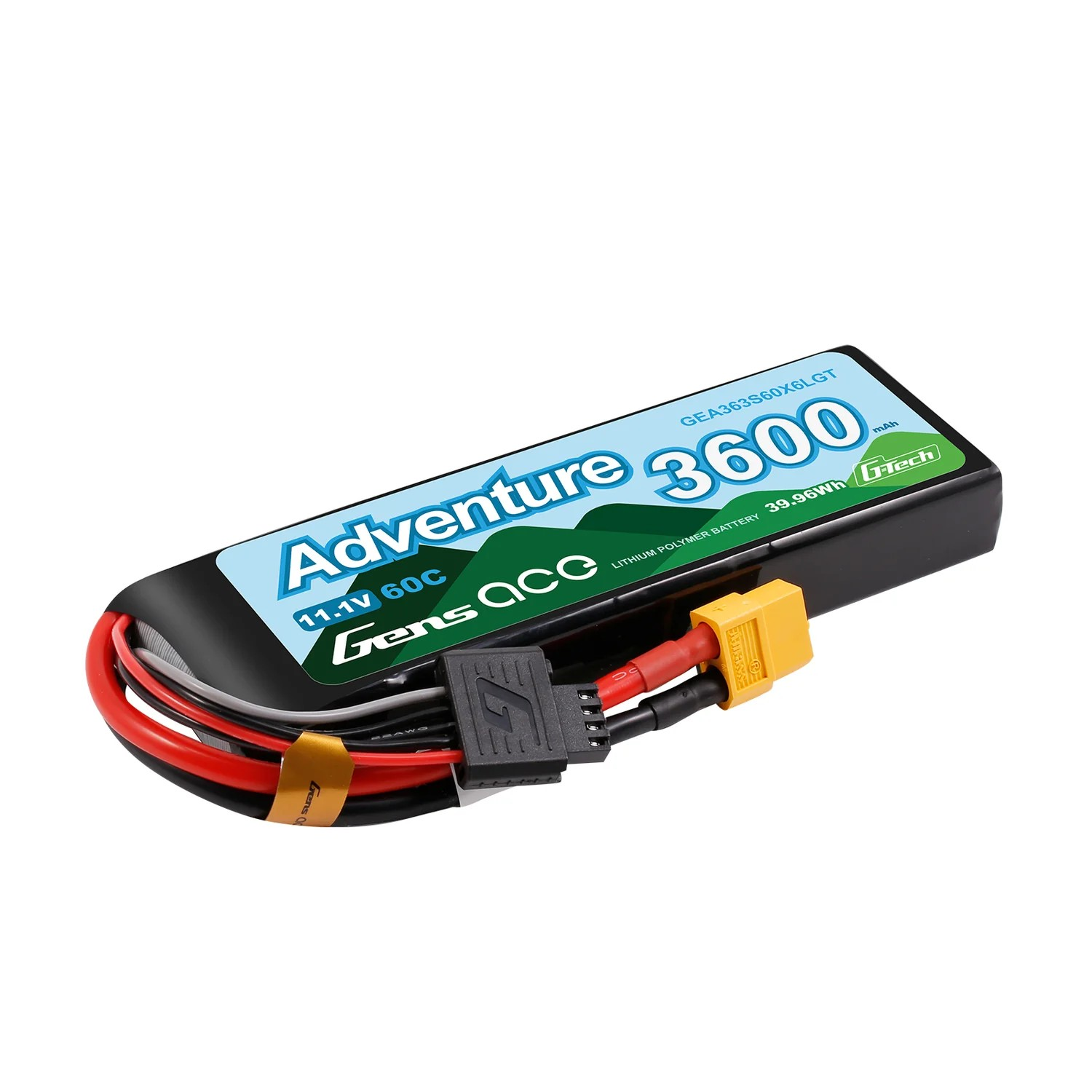Gens ace G-Tech Adventure 3600mAh 3S 60C HV LiPo Battery με XT60