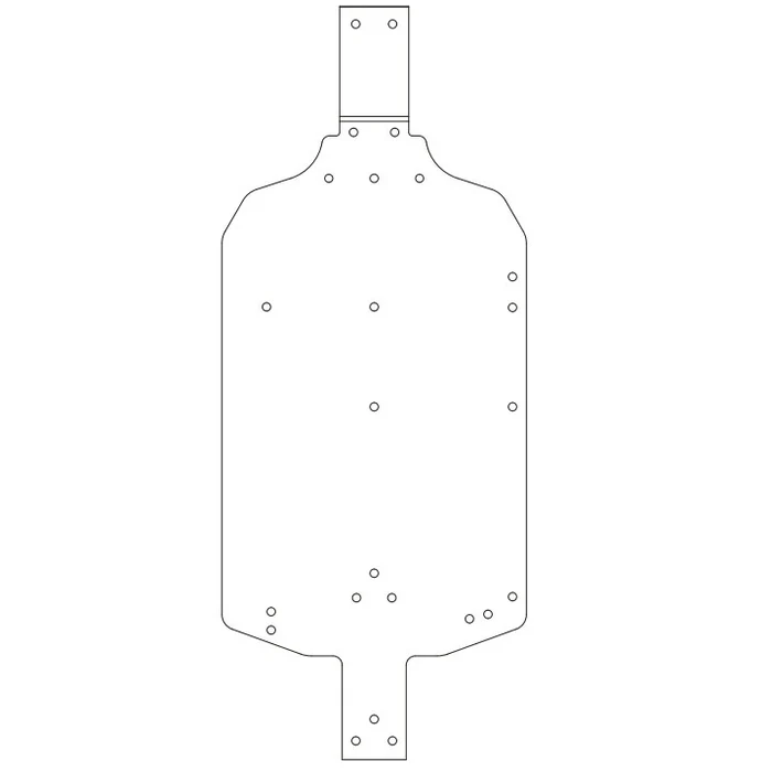 MJX Hyper Go Replacement Metal Chassis - Part Number 14300B