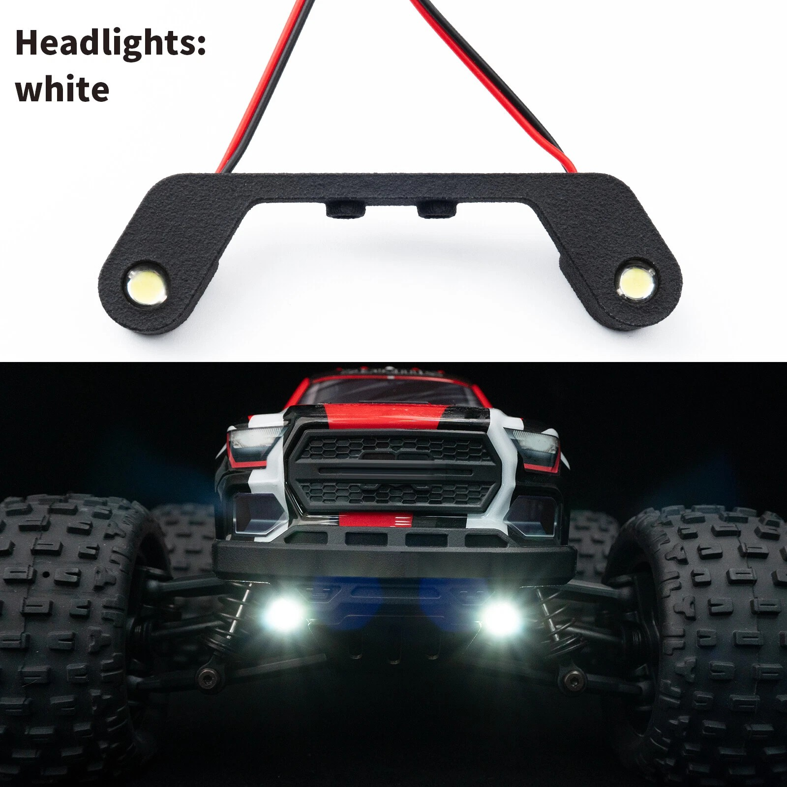 ProtonRC 1/18 Light Kit RC Front & Rear Lights Kits for Arrma 1/18 Granite Grom RC Car