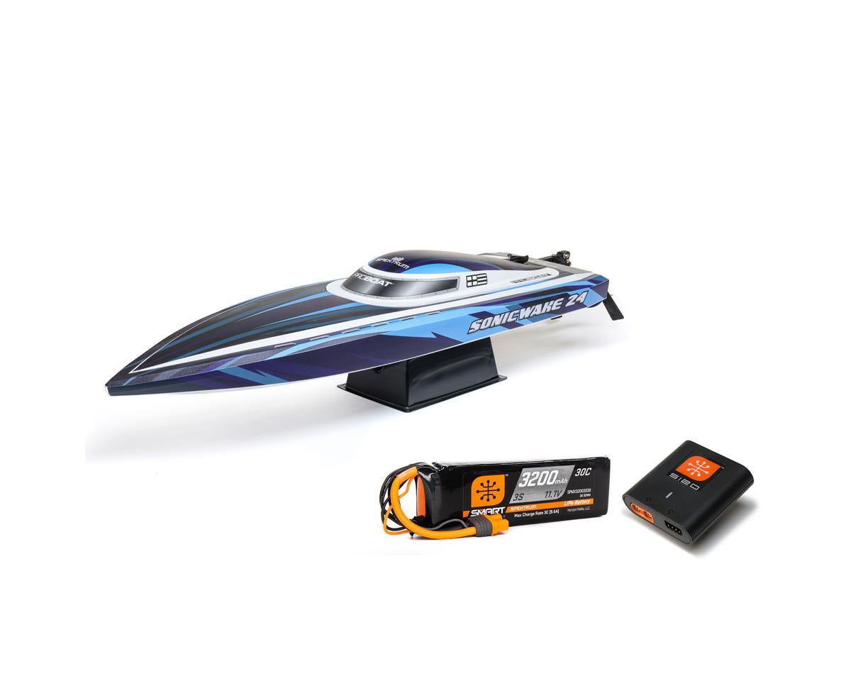 Pro Boat Sonicwake 24 Self-Righting RTR Brushless Boat Blue 24" Deep-V Brushless RTR με μπαταρία & φορτιστή