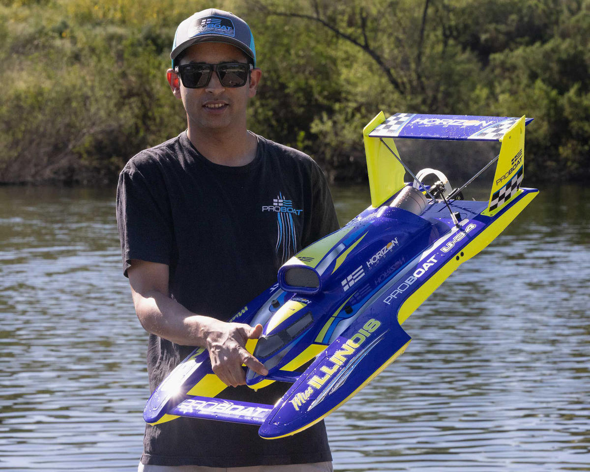Pro Boat U-34 Miss Illinois 34" RTR Brushless Hydroplane 8S με DX3 Smart – 70+ MPH