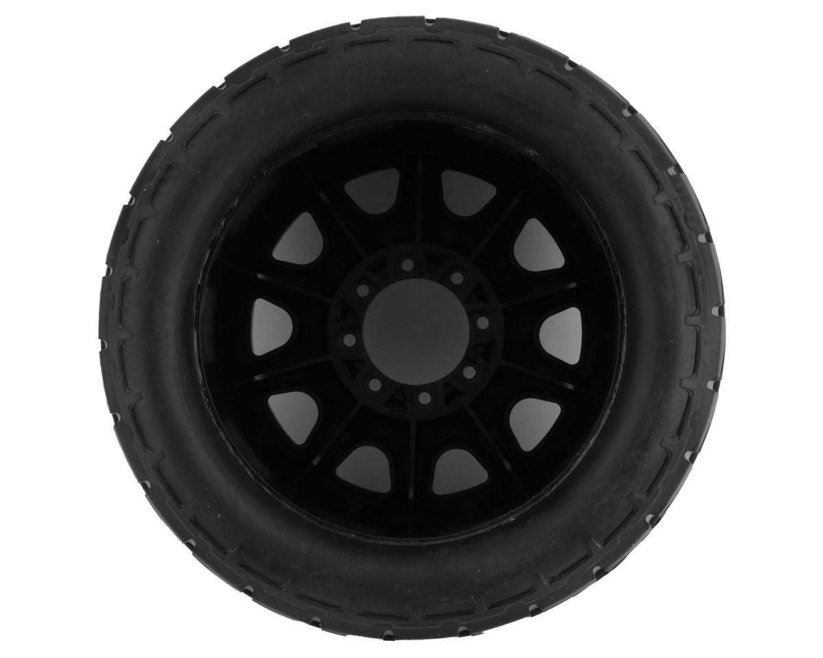 Pro-Line Menace HP Belted 3.8" Pre-Mounted Truck Tires (2) (Black) (S3) w/Raid Wheels