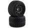 Pro-Line Menace HP Belted 3.8" Pre-Mounted Truck Tires (2) (Black) (S3) w/Raid Wheels