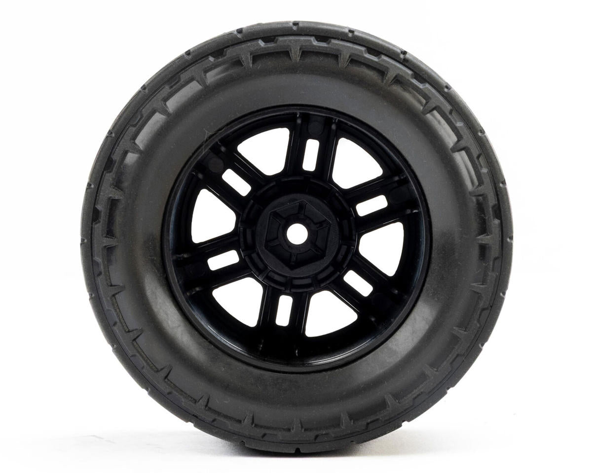 Pro-Line Menace Street Tires Split Six Wheels 12mm Hex Mini Kraton