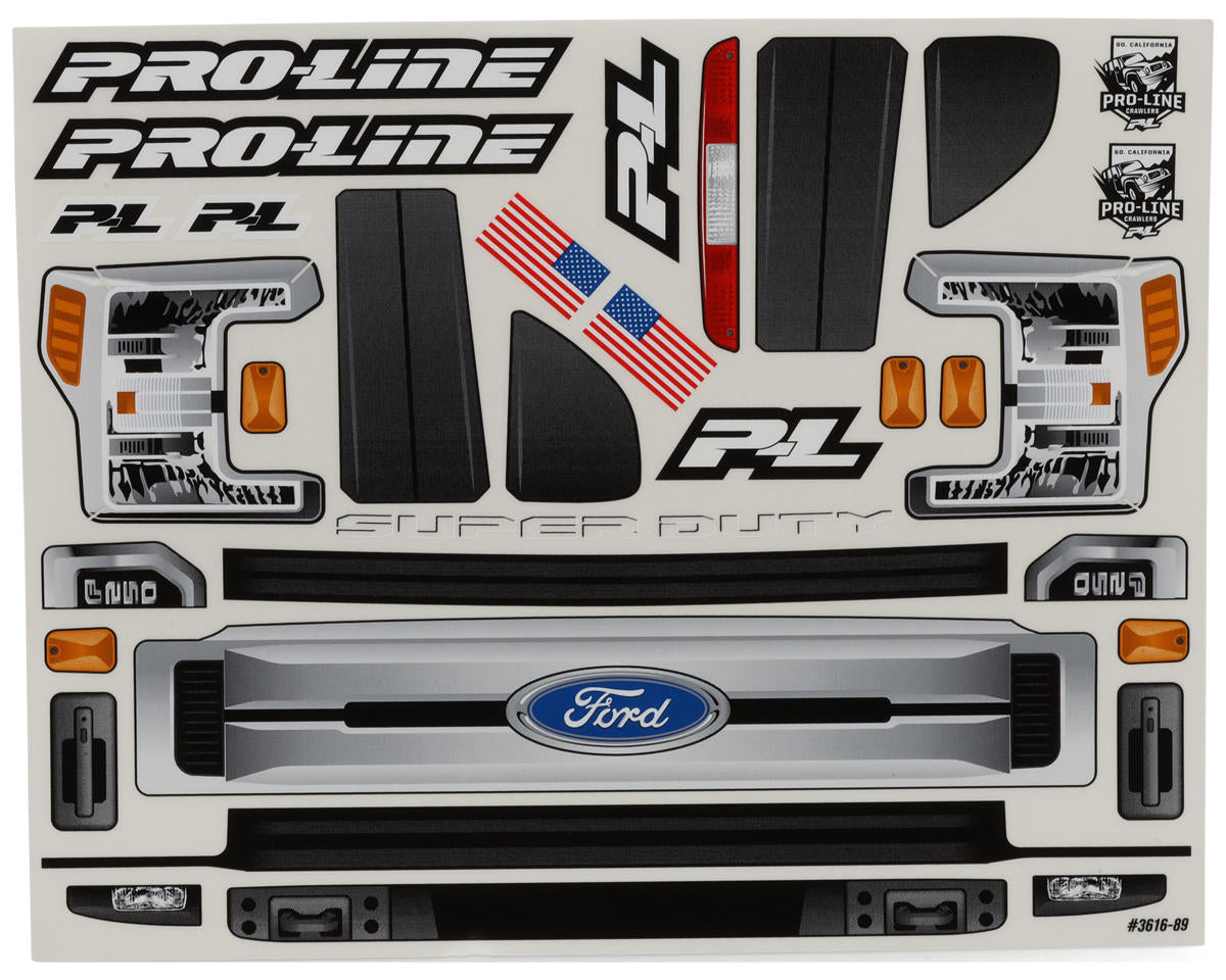 Pro-Line 2017 Ford F-250 Super Duty Cab Body Clear 1/6 για Axial SCX6 PRO3616-00