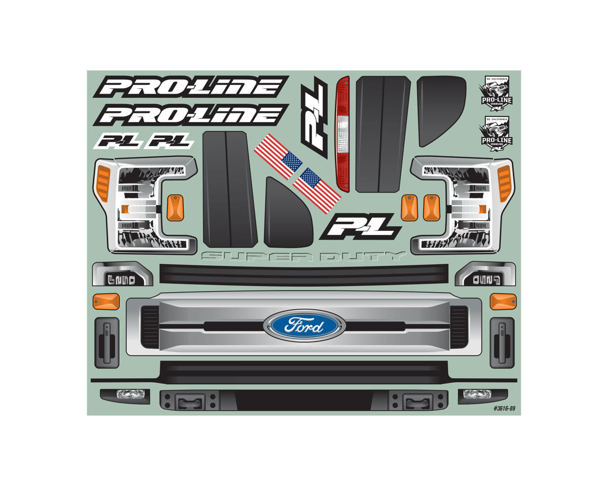 Pro-Line 2017 Ford F-250 Super Duty Cab Body Clear 1/6 για Axial SCX6 PRO3616-00