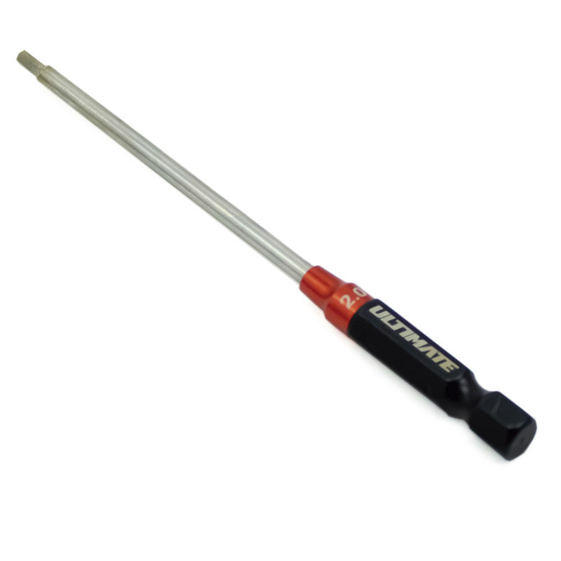 Ultimate POWER TOOL HEX TIP w/ ID COLLAR 2.0 x 98mm