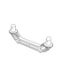 MJX Hyper Go 14211 Front Body Shell Mount - Part Number 14280C
