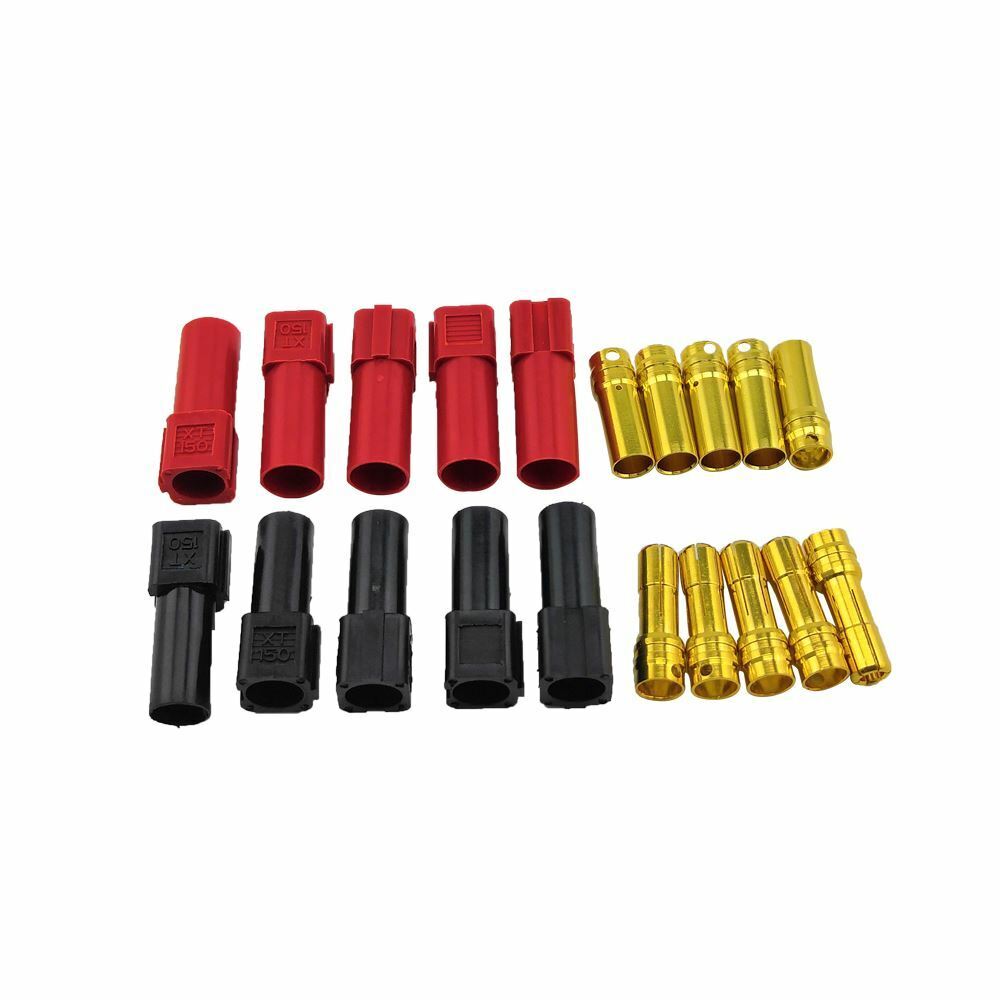XT150 - Connectors ( 5 Sets ) ( Red + Black )