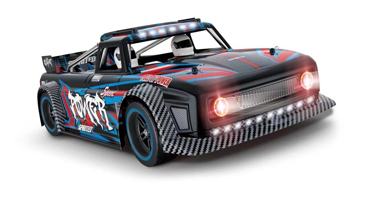 WLtoys 104072 RTR 1/10 2.4G 4WD 60km/h Flat Sport Car Racing Car with 3650 Brushless Motor