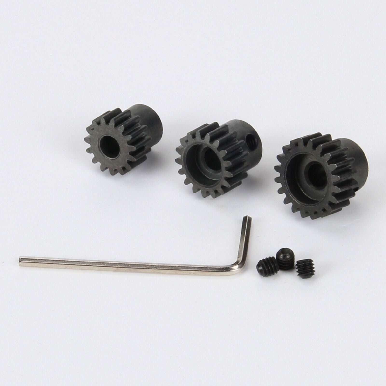 PROTONRC PINION GEAR 15T/17T/20T 0.8MOD SAFE-D5mm w/M2 Wrench for 1-10 ARRMA 3S