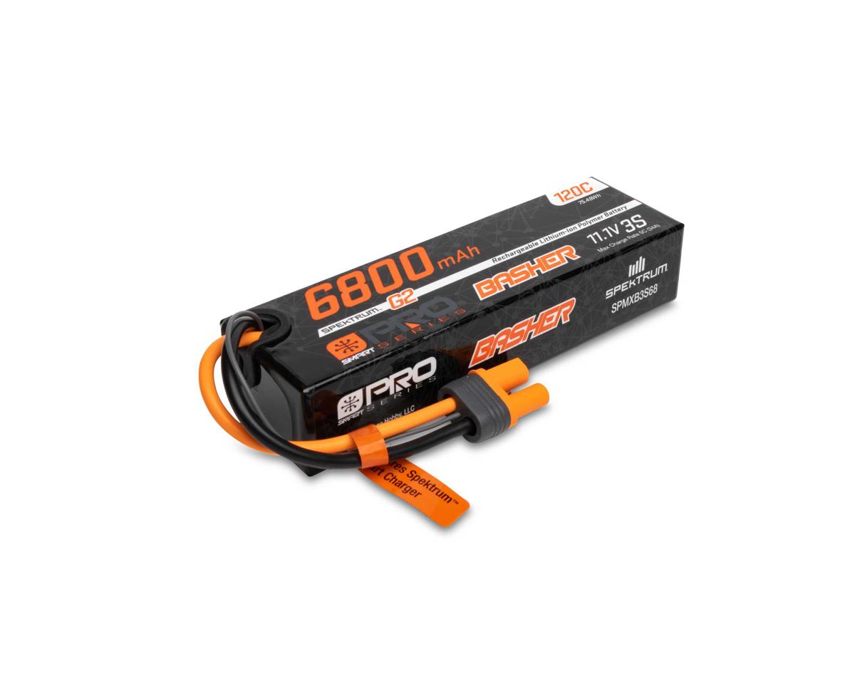 Spektrum Smart G2 Pro Basher 6800mAh 3S 120C LiPo IC5 11.1V LiPo Battery