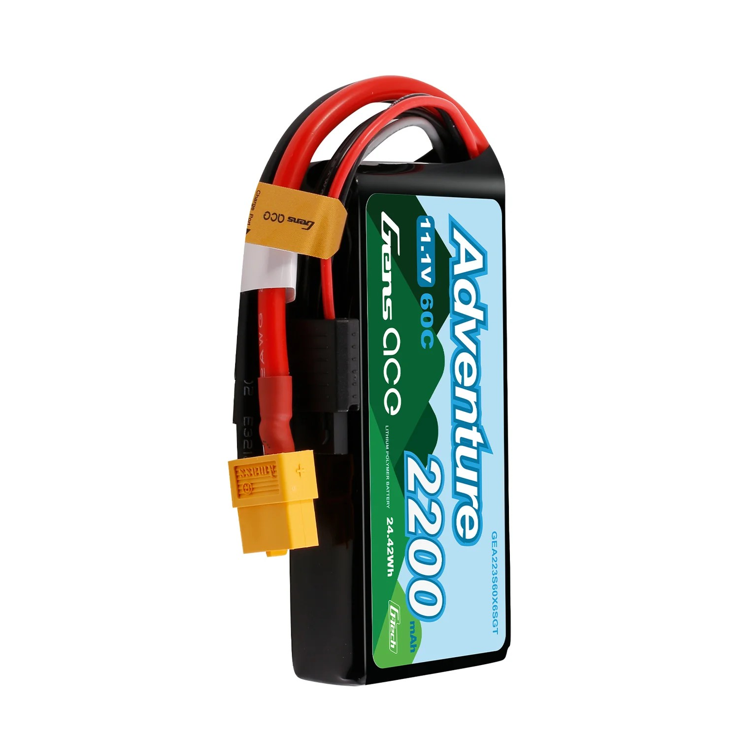 Gens ace Adventure G-Tech 2200mAh 3S 60C LiPo Battery XT60 | Racerc