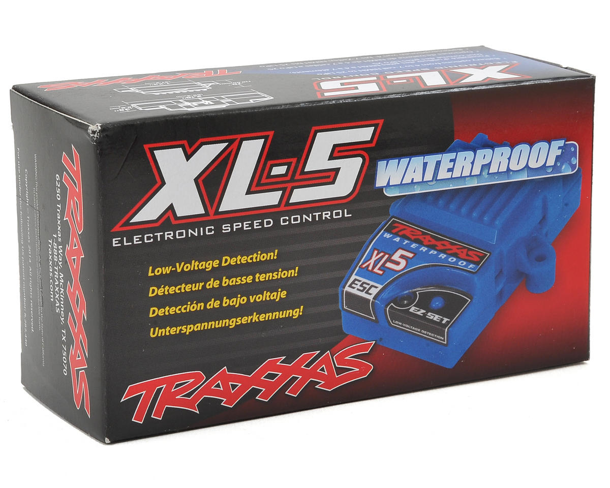 Traxxas XL-5 Waterproof ESC w/Low Voltage Detection (Bulk)