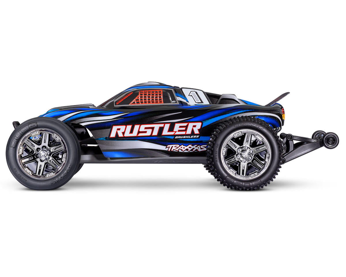 Traxxas Rustler BL-2s HD 1/10 RTR 2WD Brushless Stadium Truck  w/BL-2s ESC & TQ 2.4GHz Radio