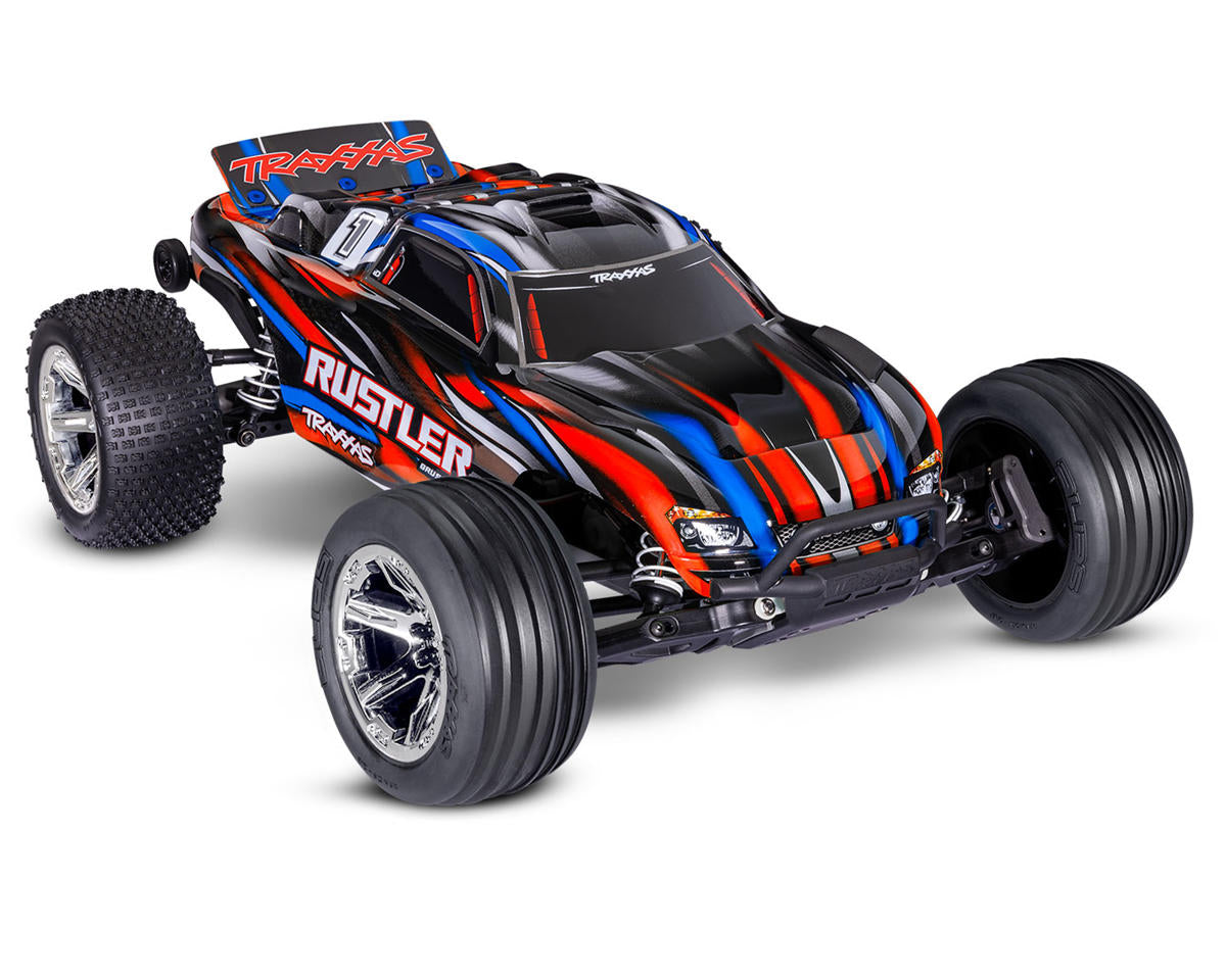 Traxxas Rustler BL-2s HD 1/10 RTR 2WD Brushless Stadium Truck  w/BL-2s ESC & TQ 2.4GHz Radio