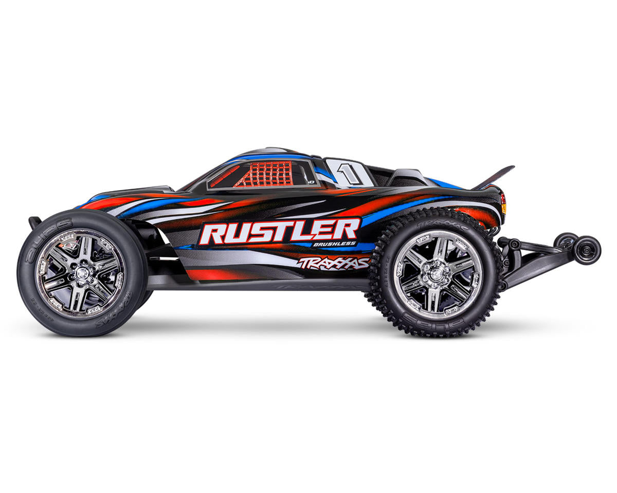Traxxas Rustler BL-2s HD 1/10 RTR 2WD Brushless Stadium Truck  w/BL-2s ESC & TQ 2.4GHz Radio