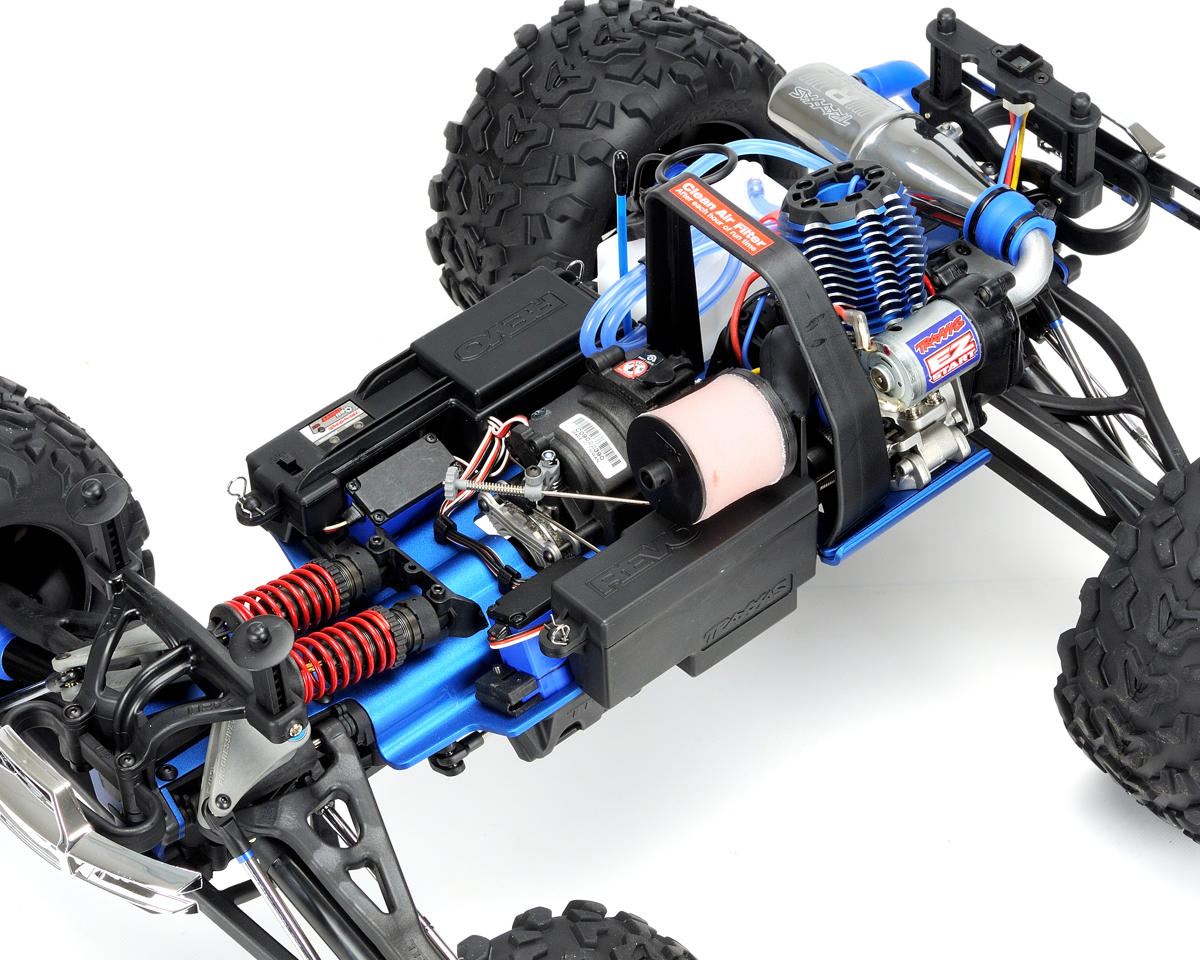 Traxxas Revo 3.3 4WD RTR Nitro Monster Truck w/TQi (Green) 2.4Ghz Radio, TSM, Batteries & DC Charger