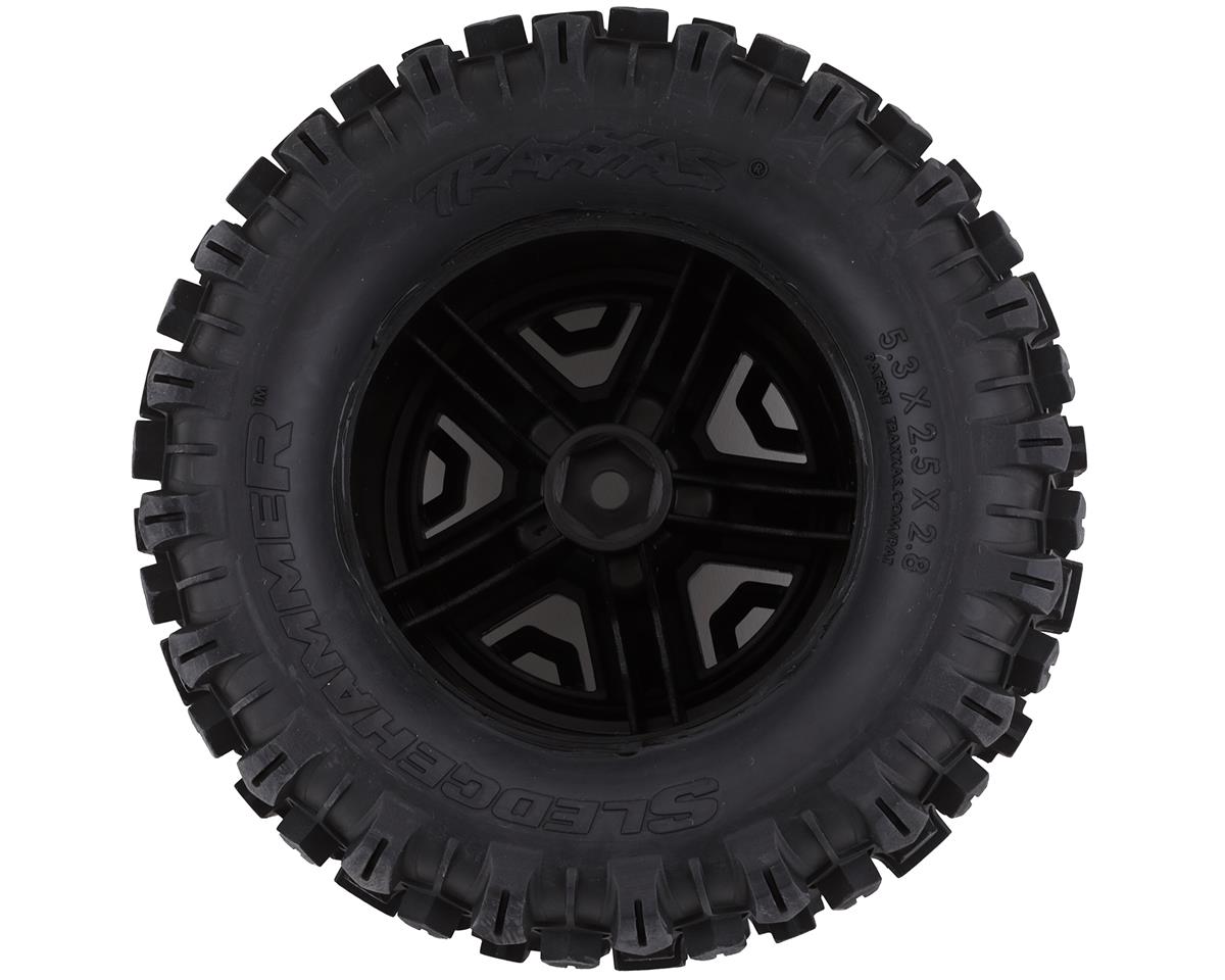 Traxxas Sledgehammer 2.8" Pre-Mounted Tires w/12mm Hex (2) (Black)