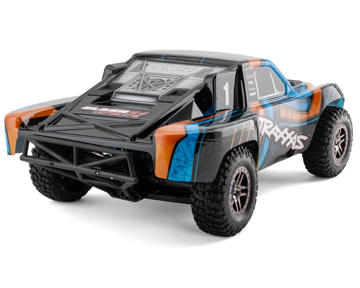 Traxxas Slash 4X4 "Ultimate" Brushless RTR 4WD Short Course Truck (Orange) w/TSM & TQi 2.4GHz Radio