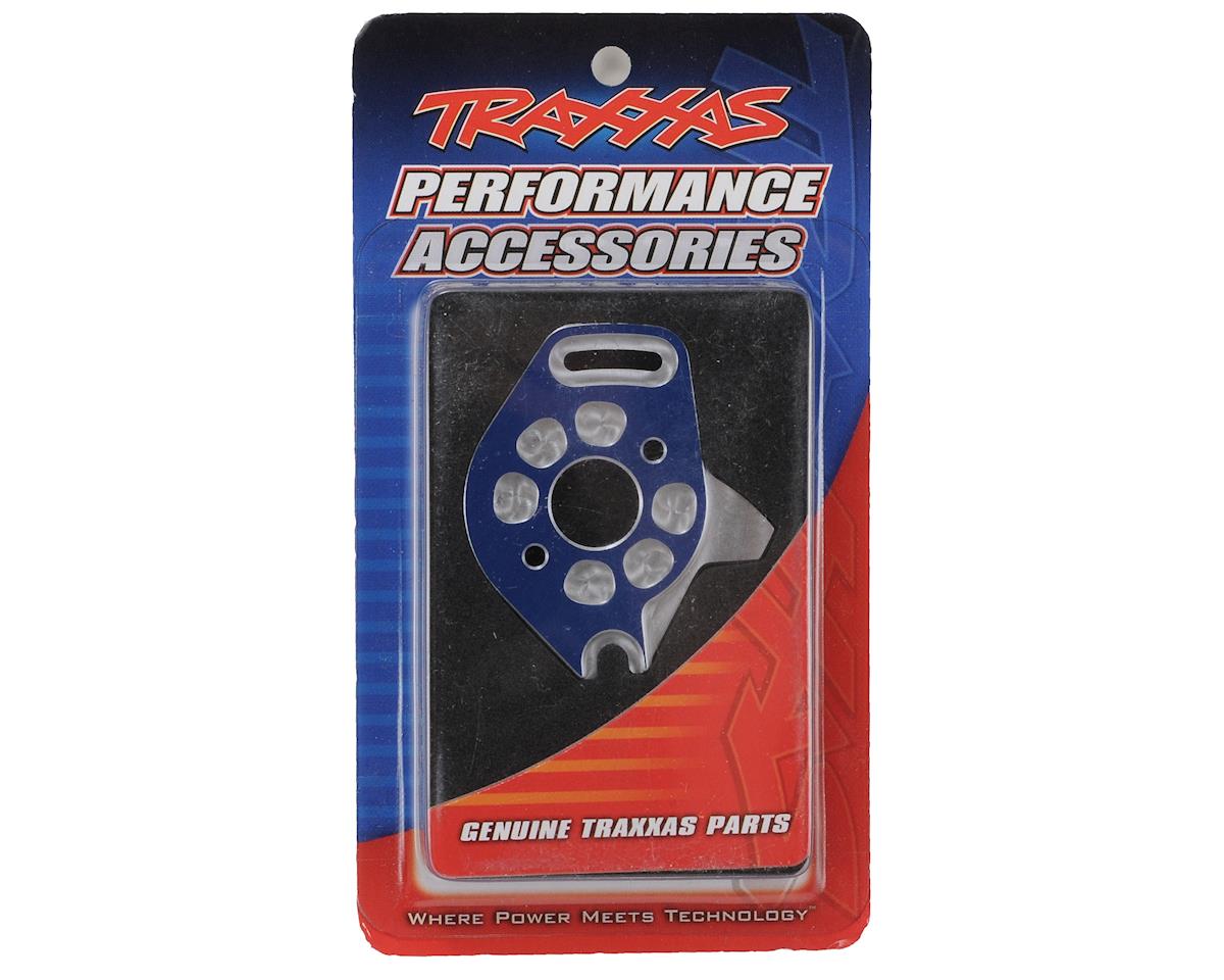 Traxxas Aluminum Motor Plate Blue – Αλουμινένια Πλάκα Μοτέρ για Slash 4X4, Hoss & Stampede 4X4