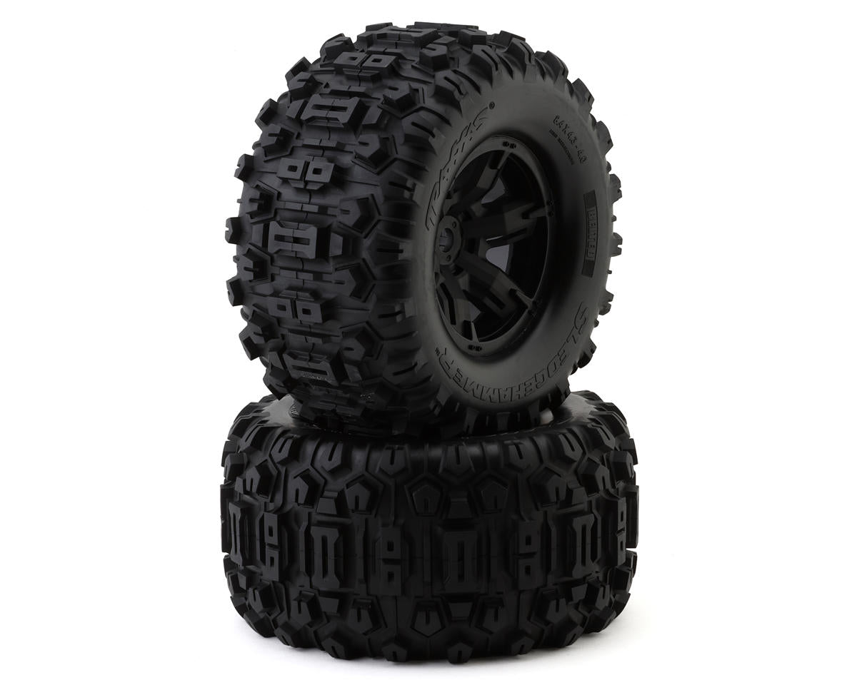 Traxxas 7871 – Τροχοί Sledgehammer Belted για X-Maxx και XRT, μαύροι (2 τεμ.)