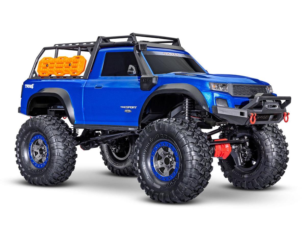 Traxxas TRX-4 Sport High Trail Edition 1/10 Scale Trail Rock Crawler (Μπλε) με Ραδιόφωνο 2,4 GHz TQ &amp;