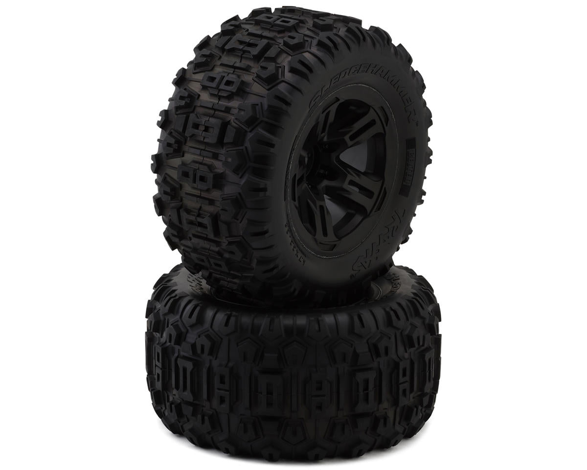 Traxxas Sledgehammer Belted 3.8" Pre-Mounted Monster Truck Tires (2) με 17mm Splined Hex