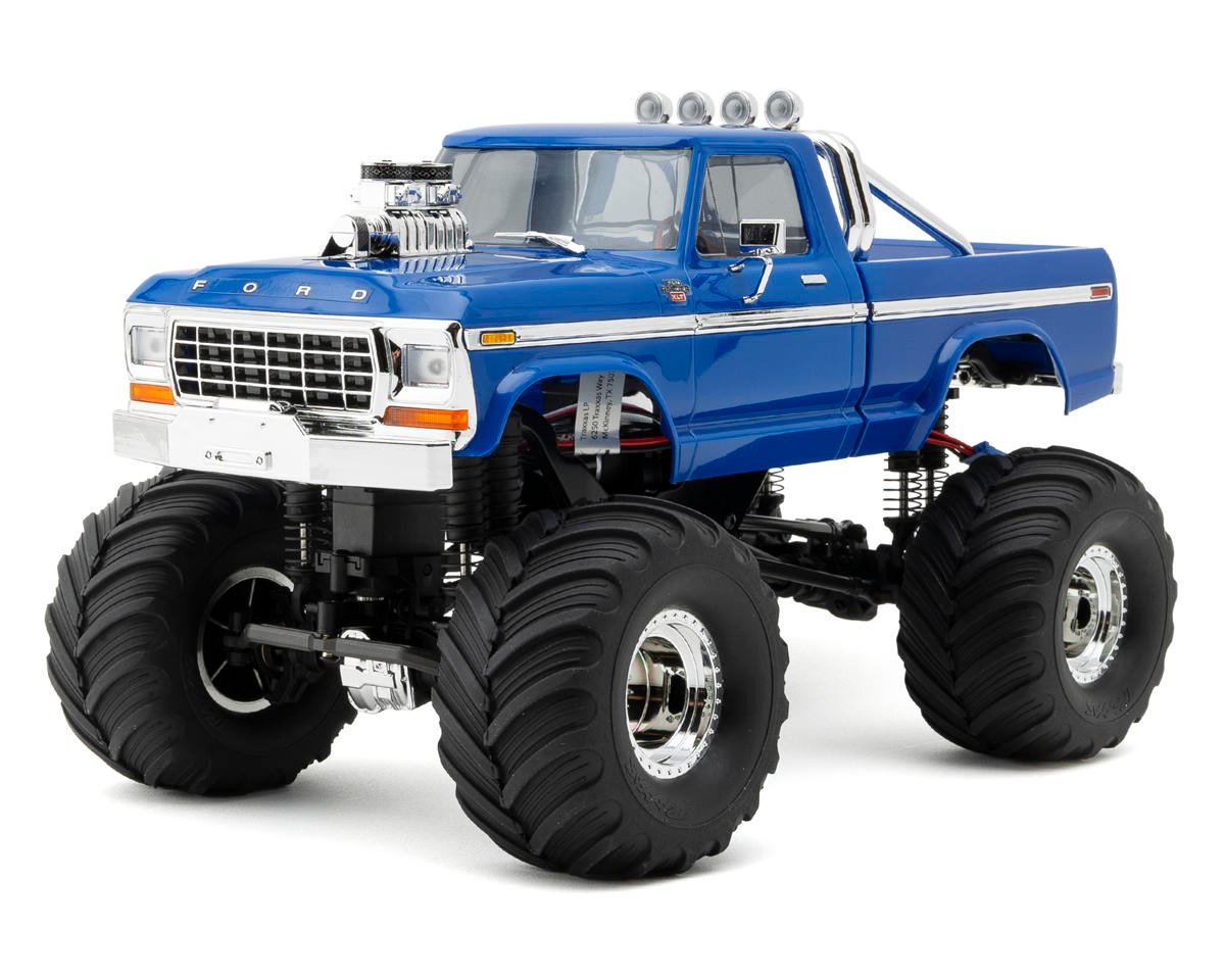 Traxxas TRX-4MT 1/18 4WD RTR Micro Monster Truck w/1979 Ford F-150 Body (Blue) w/TQ 2.4GHz Radio