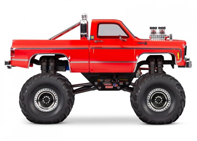 Traxxas TRX-4MT Chevrolet K-10 Monster Truck RTR Red - 2S LiPo/USB Charger