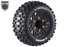Louise RC - ST-UPHILL - 1-10 Stadium Truck Tire Set - Mounted - Sport - Black Wheels - Removable HEX 12 Narrow, 12 Wide, 14, 17mm - L-T3211SX