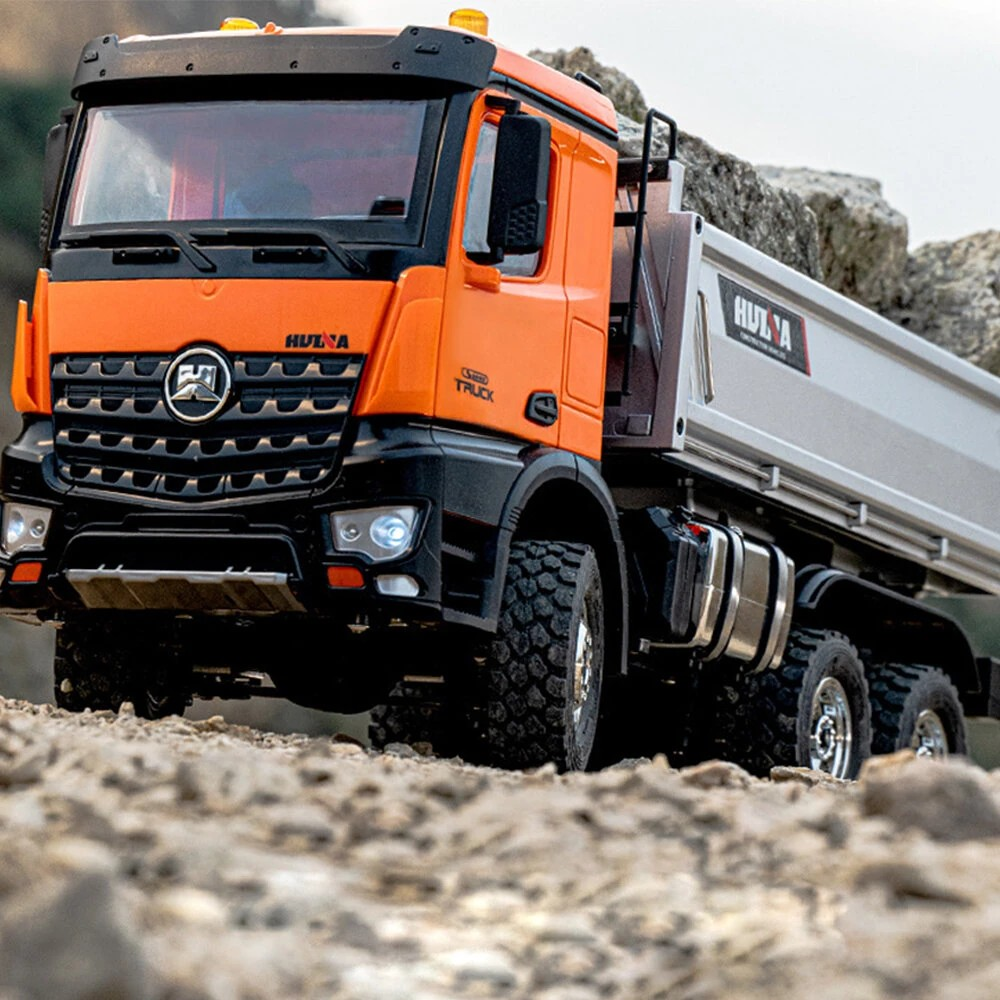 HUINA 1598 1/14 2.4G Remote Control Dumper 6x6 Engineering Transport Vehicle Lifting Rod Tipper