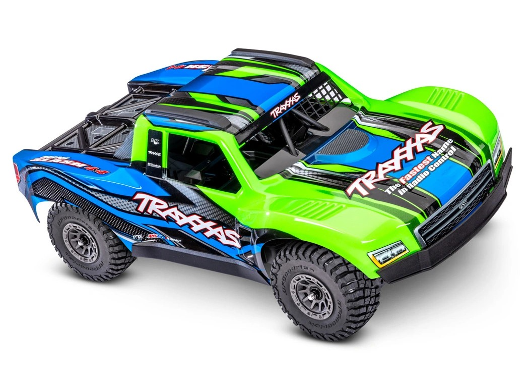 Traxxas Mini Slash® Brushless 1/16 4WD RTR Short Course Truck (Green) w/TQ™ 2.4Ghz Radio, Battery
