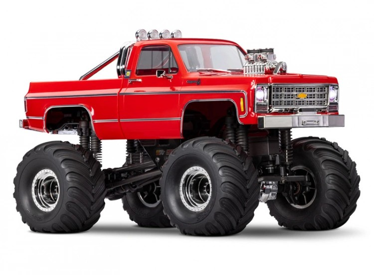 Traxxas TRX-4MT Chevrolet K-10 Monster Truck RTR Red - 2S LiPo/USB Charger