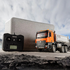 HUINA 1598 1/14 2.4G Remote Control Dumper 6x6 Engineering Transport Vehicle Lifting Rod Tipper