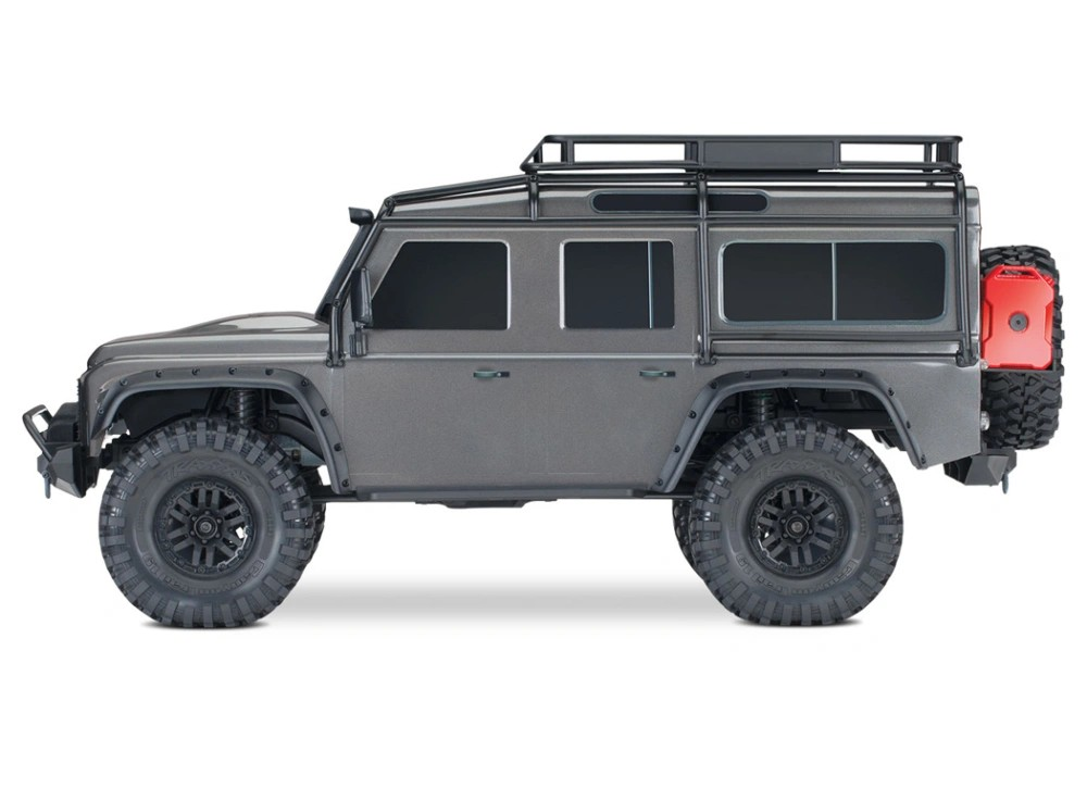 Traxxas TRX-4 1/10 Scale & Trail Rock Crawler w/Land Rover Defender Body (Silver) w/XL-5 ESC & TQi 2.4GHz Radio