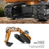 WLTOYS 16800 Alloy 1:16 2.4G RC Excavator Simulation Digger with LED Light Smoke
