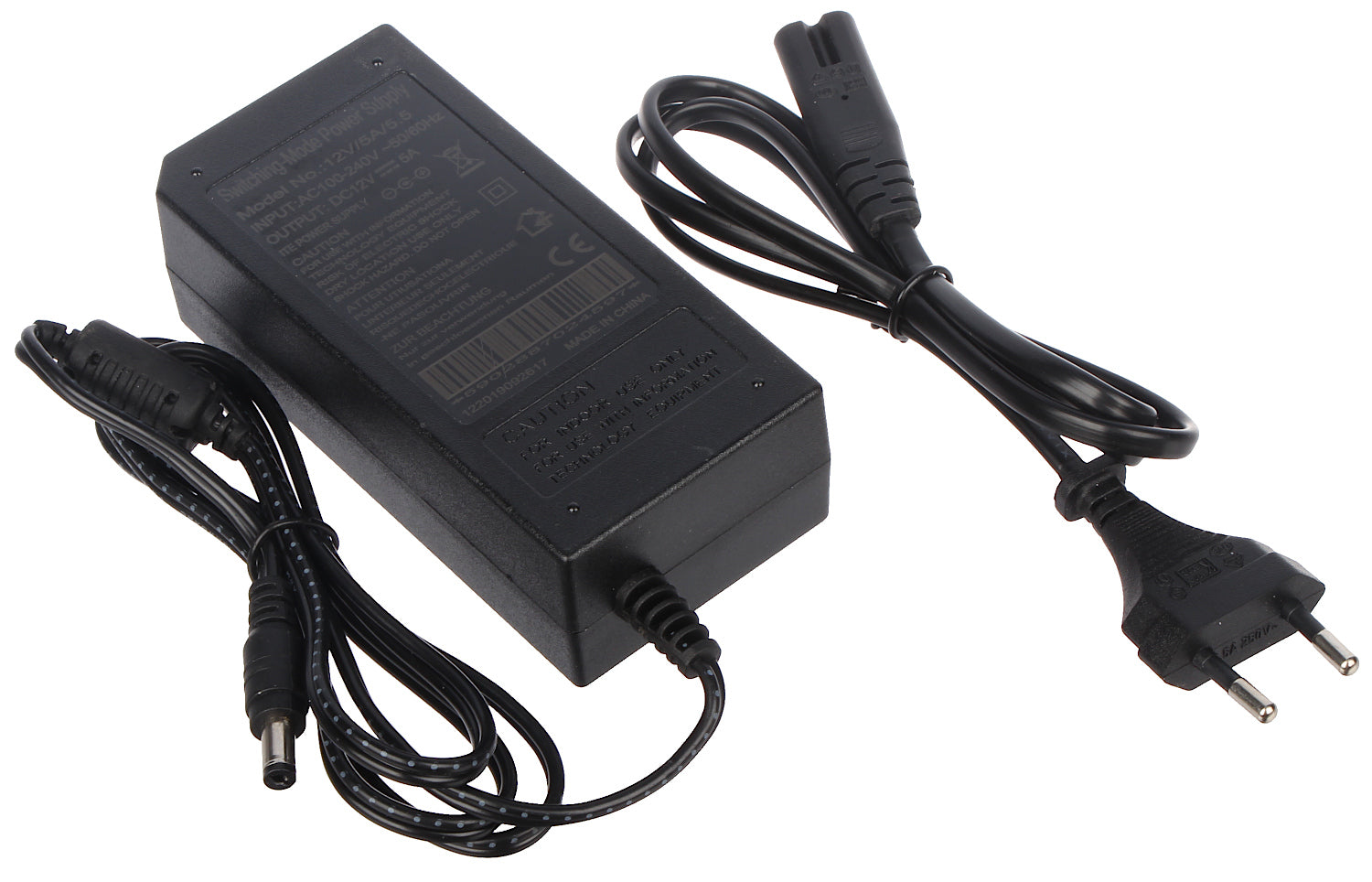 POWER SUPPLY ADAPTER 12V/5A/5.5