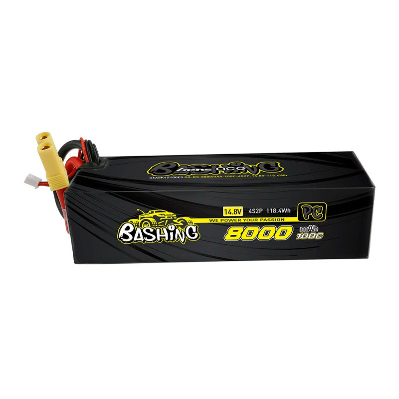Gens ace 8000mAh 14,8V 100C 4S2P Lipo Battery Battery with EC5-Bashing Series