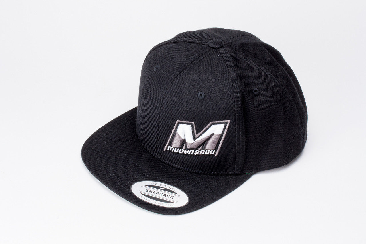Mugen "M"- Logo Snapback CAP (BLACK) - #M0512 - RACERC